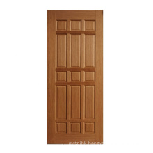 GO-D6 interior wood door skin 6 panels painted natural wooden home decor doors
